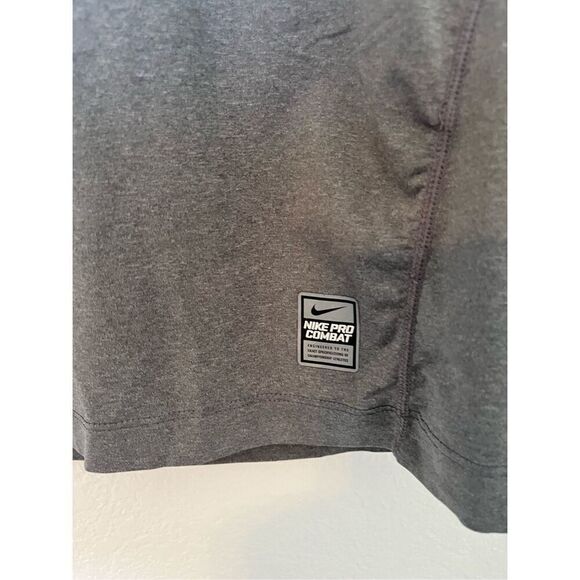 Nike Pro Combat Dri Fit Fitted Baseball Shirt - Picture 2 of 6